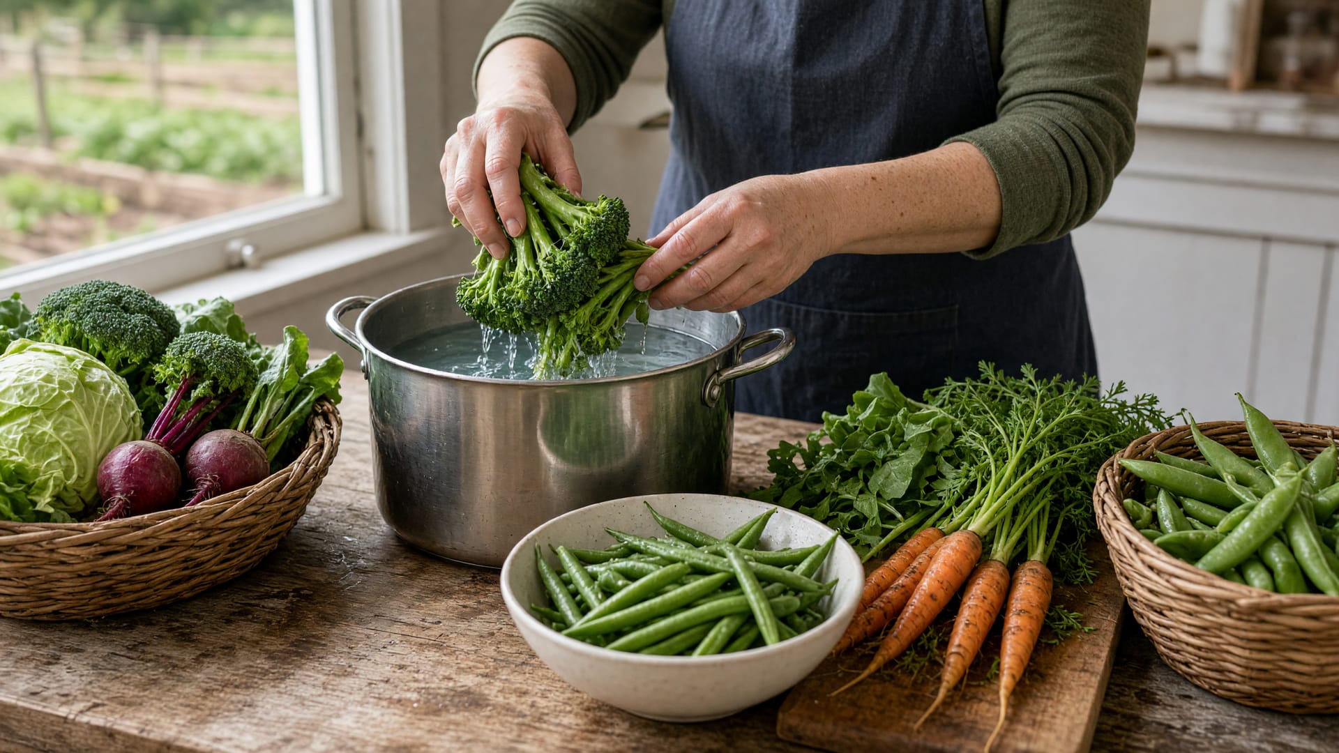 How to Freeze Fresh Vegetables From the Farm — A Beginner's Guide to Blanching and Storage