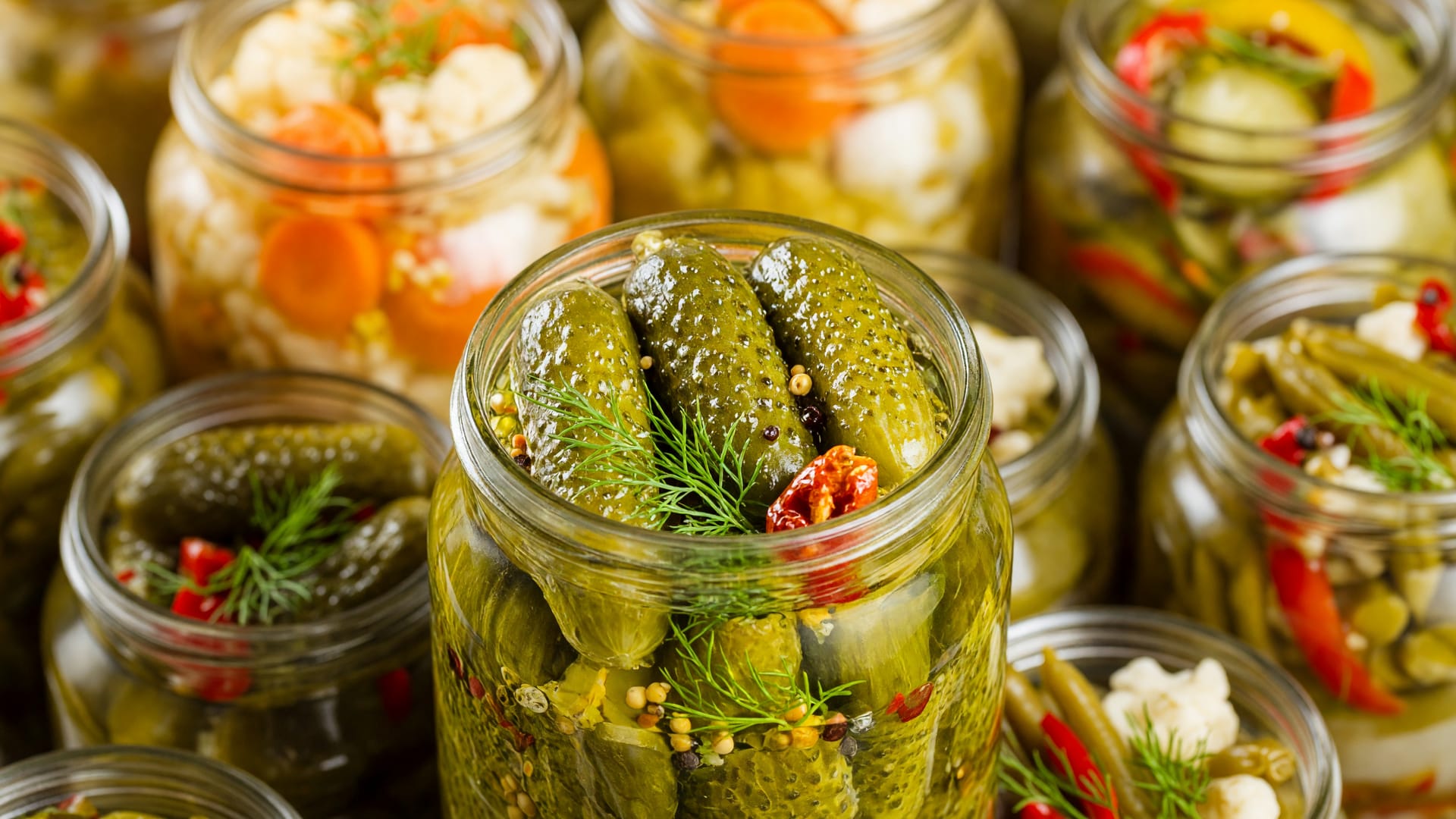 Pickles, a farm-made prepared food item