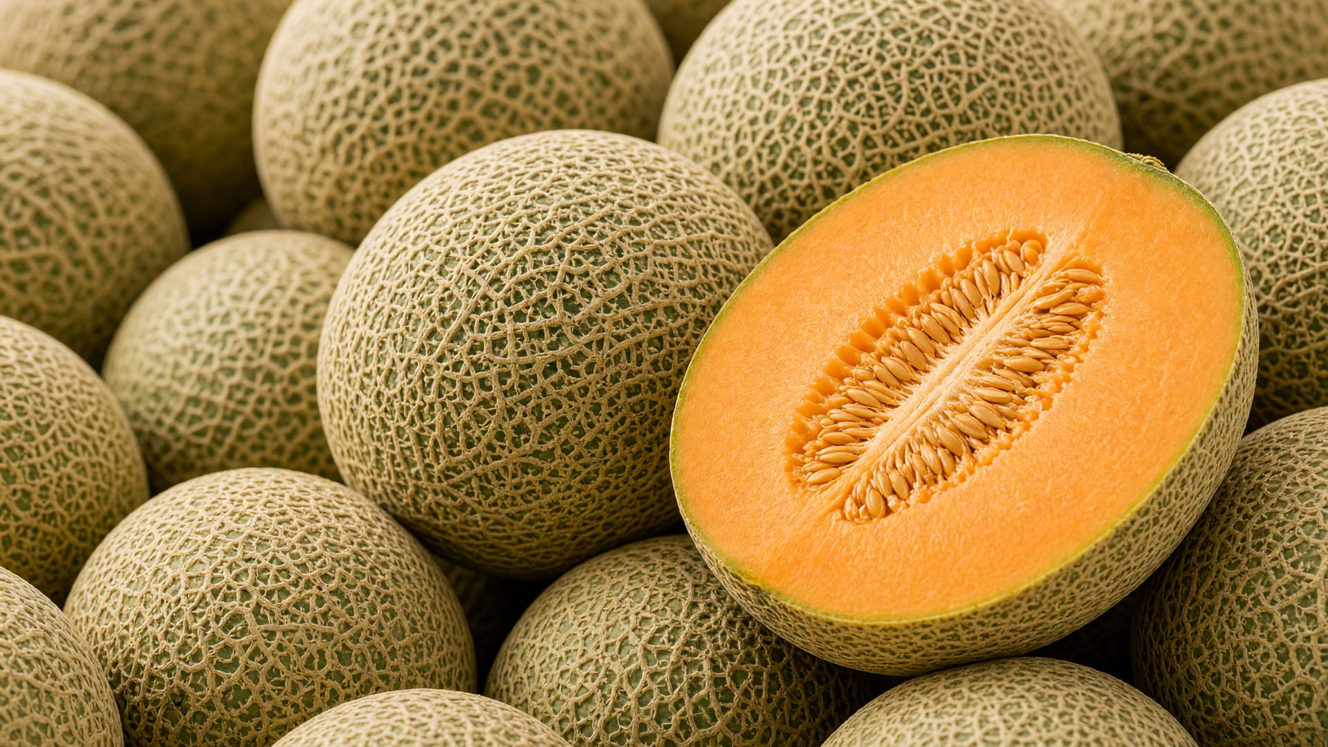 Cantaloupes, a fresh produce item