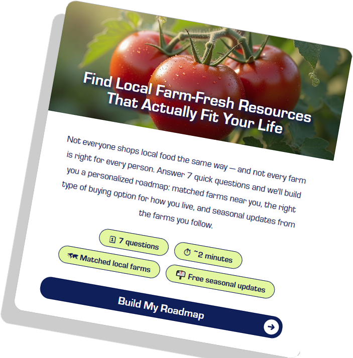 Your Local Farm-Fresh Food Roadmap